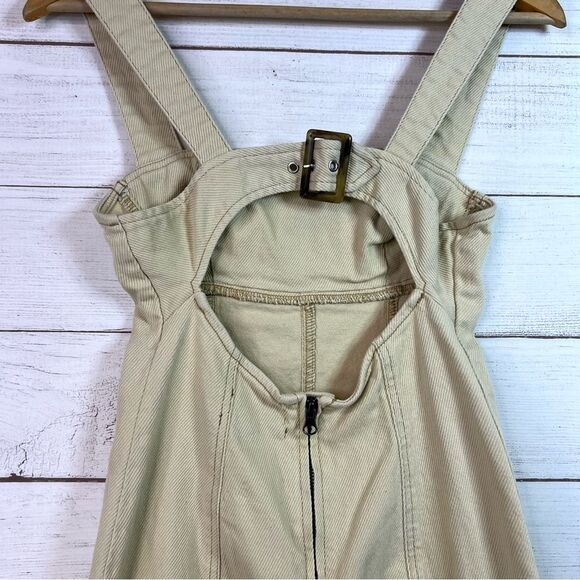 Urban Outfitters Golden Hour Denim Buckle Mini Dress Size XS - Picture 8 of 12